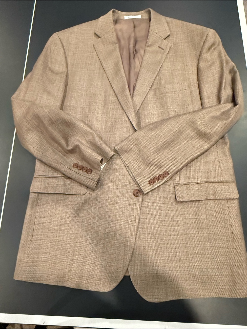 Ralph Lauren Brown-Tan Wool Sport Coat 48L